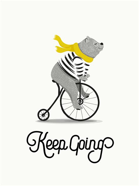 Keep Going Motivational Poster | Fantartic