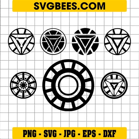 Iron Man Logo SVG - SVGbees