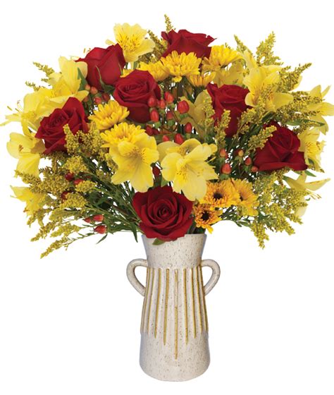 Fall Roses & Mums Bouquet - Calyx Flowers, Inc