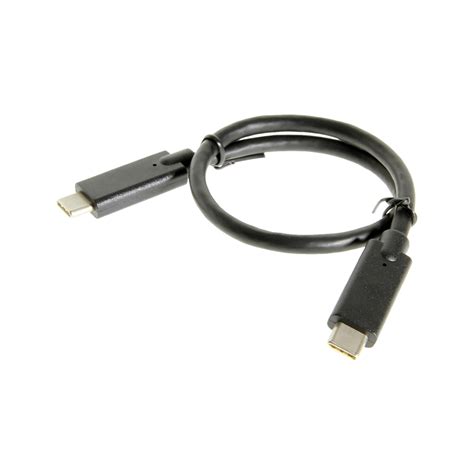 USB-C Male to C Male 1FT PD Cable Gen1 5Gbps Data 3A Power