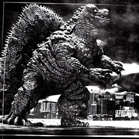 godzilla horror analog | OpenArt