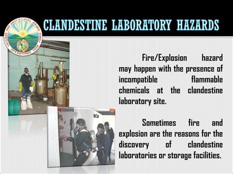 1. clandestine laboratory investigation