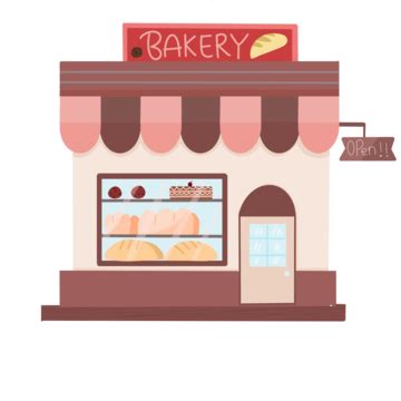 Bakery Shop Cartoon, Bakery Shop, Bakery, Cake PNG Transparent Clipart ...