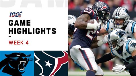 Panthers vs. Texans Week 4 Highlights | NFL 2019 - YouTube