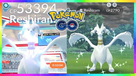 *NEW* SHINY RESHIRAM RAID HOUR EVENT IN POKEMON GO! Shiny Reshiram Raids / I NEED SHINY RESHIRAM ...