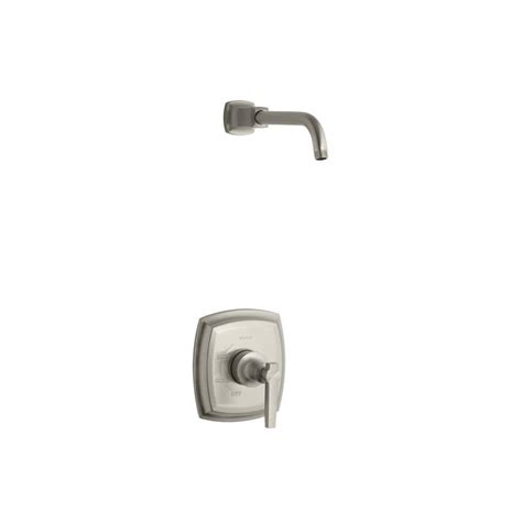 KOHLER 1-Handle Shower Trim Kit in Vibrant Brushed Nickel (Valve Not ...