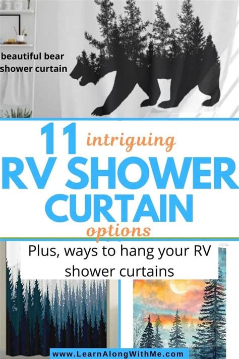 11 intriguing RV Shower Curtain Options [update your RV bathroom easily ...