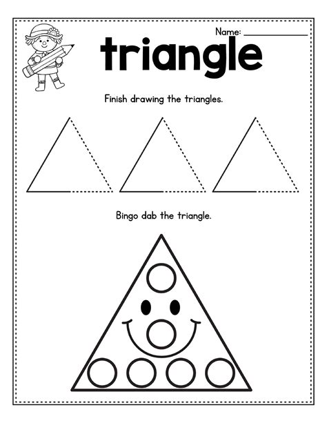 Triangle online activity for preschool | Live Worksheets - Worksheets Library