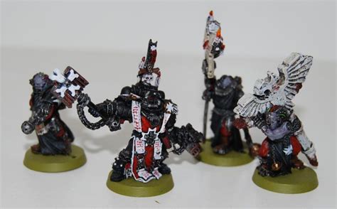 Grimaldus and Retinue Black Templars Warhammer 40K