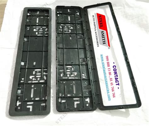 Black Plastic Car Number Plate Frame at Rs 100/set in Ahmedabad | ID: 23583034955