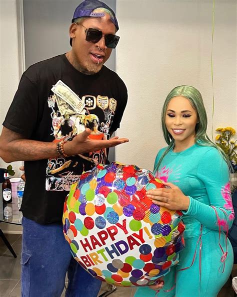 Dennis Rodman Gets Face Tattoo of Girlfriend Yella Yella | Us Weekly