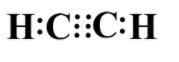 Draw the electron dot structure of ethyne and also write its structural formula.