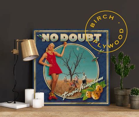 NO DOUBT: Tragic Kingdom Album Art on Wood Gwen Stefani