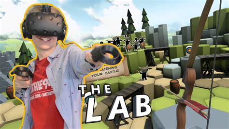 FIRST VR GAMEPLAY WITH THE VIVE! | The Lab (HTC Vive) - YouTube