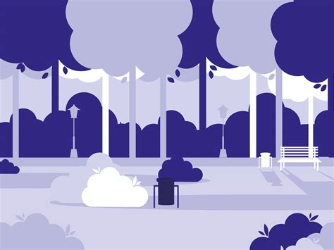 scene park isolated 664301 Vector Art at Vecteezy