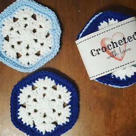 Raey's Crochets: Snowflake Coaster Pattern