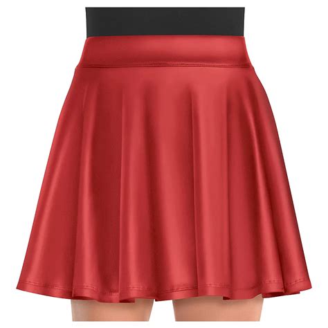 Womens Red Flare Skirt | Party City
