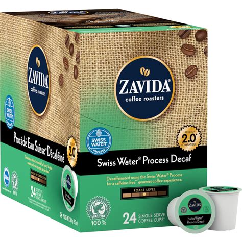 Zavida Single Serve Coffee Swiss Water Process Decaf, 96 Cups – mycomfycoffee