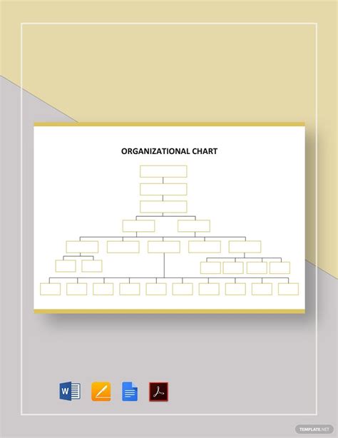 Blank Organizational Chart Template in Google Docs, Word, Pages, PDF - Download | Template.net