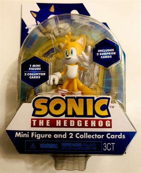 Sonic the Hedgehog mini figure and 2 collector cards (tails) - Walmart.com