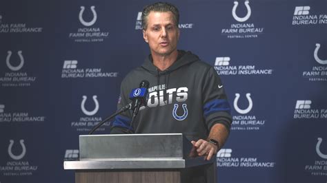 Colts defensive coordinator Matt Eberflus talks competition at ...