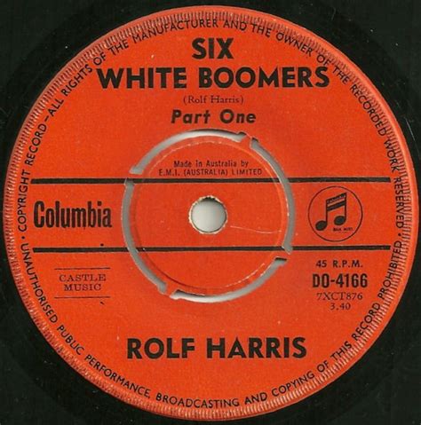 Rolf Harris - Six White Boomers | Releases | Discogs