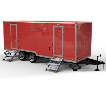 Luxury Portable Bathrooms, High End Portable Restrooms Manufacturer