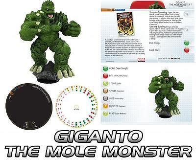 Giganto the Mole Monster #G04 Galactic Guardians Giant Marvel Heroclix | #533596125