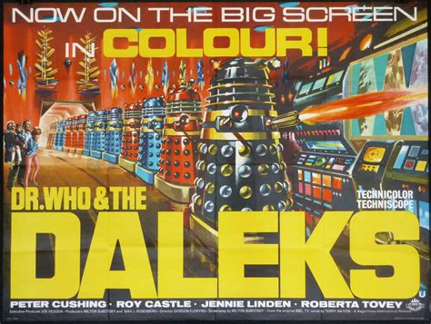 DR WHO AND THE DALEKS UK Quad poster | Picture Palace Movie Posters