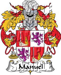 Manuel Family Crest apparel, Manuel Coat of Arms gifts | Escudo de armas apellidos, Escudo de la ...