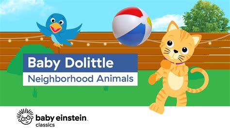 Neighborhood Animals For Kids to Learn | Baby Dolittle: Neighborhood Animals | Baby Einstein ...