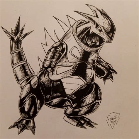 Iron Thorns Tyranitar by CheeseburgerJesus on DeviantArt