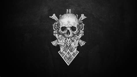 3840x2160 Skull Monochrome Dark Art 4K ,HD 4k Wallpapers,Images ...