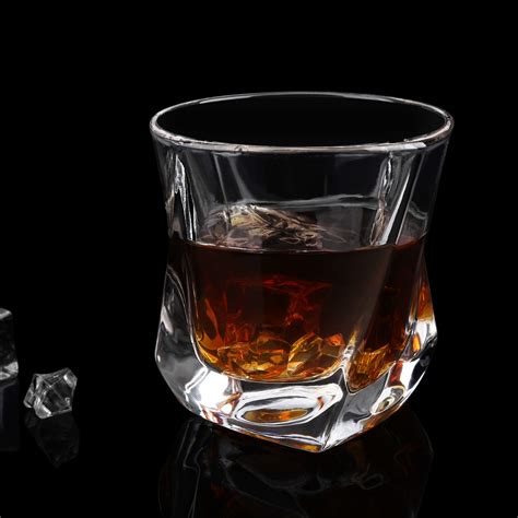 China Crystal Whiskey Glasses Old Fashioned Glasses Liquor Glasses Set of 2 Luxury Gift Box ...