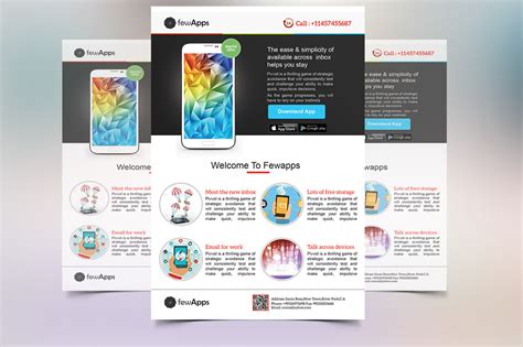 Mobile App Flyer Template ~ Flyer Templates ~ Creative Market