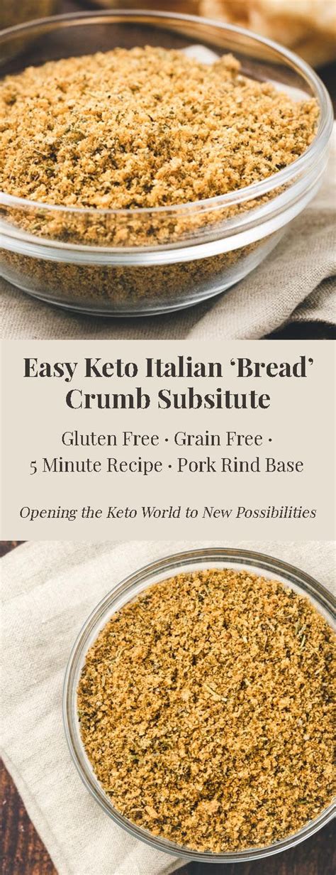 Easy Keto Italian Bread Crumbs with a Pork Rind Base • Eat. Lift. Be ...