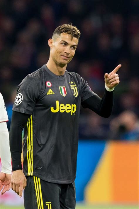 Christiano Ronaldo of Juventus gestures during the UEFA Champions... | Christiano ronaldo ...