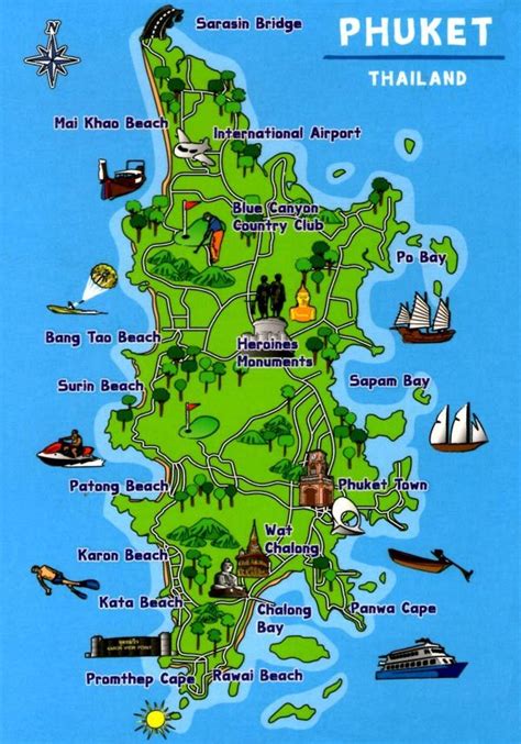 Map of Phuket | Must-Visit Attractions