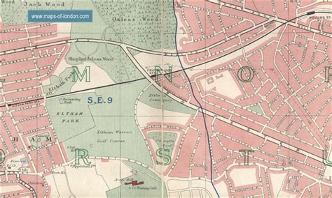 Map of Eltham, London