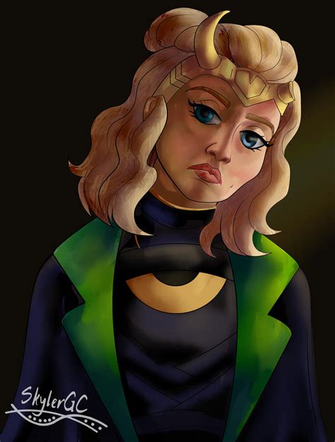 Sylvie lady Loki fanart by Skyler-GC on DeviantArt