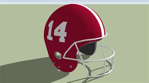 Alabama Crimson Tide football helmet | 3D Warehouse