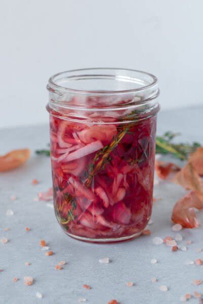 Quick Pickled Shallots in Red Wine Vinegar - Chelsea Dishes