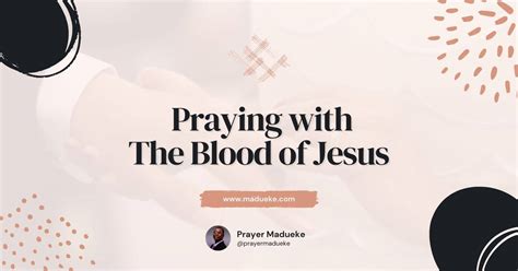 Praying with The Blood of Jesus | Prayer M. Madueke