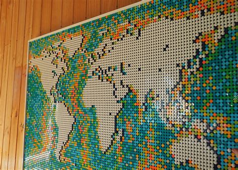 LEGO Art World Map Mosaic Review