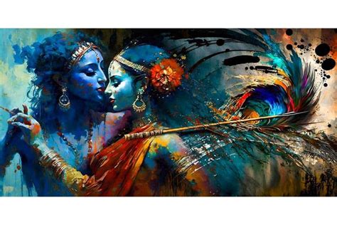 abstract radha krishna painting krishna images romantic art