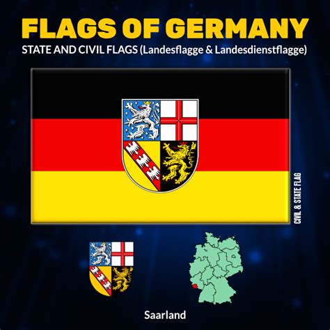 Flag of Saarland - Flagsbook