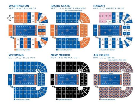 Boise State Football Stadium Seating Chart - Stadium Seating Chart