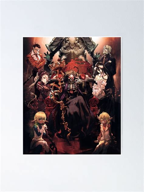 "Overlord Anime Ainz Ooal Gown and the Floor Guardians " Poster for ...