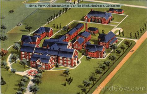 Aerial View, Oklahoma School for the Blind Muskogee, OK