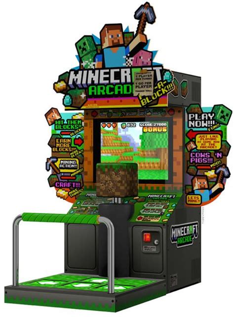 tubbypaws: i saw a minecraft arcade machine but it was only a... | Minecraft toys, Arcade ...